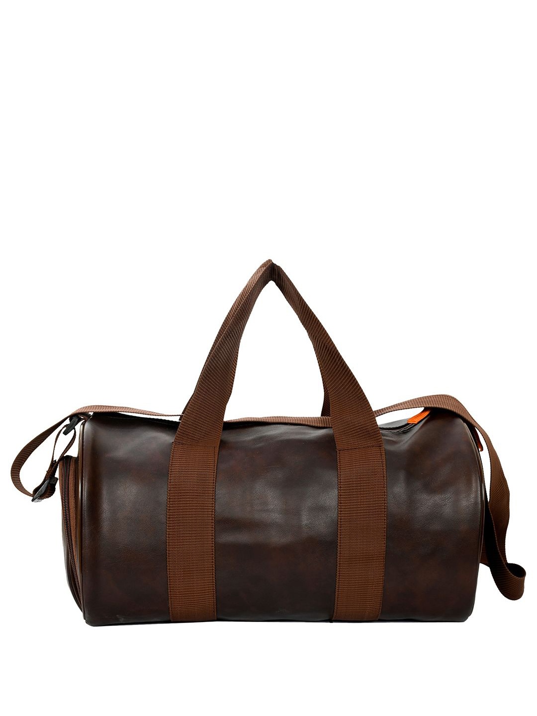 

Kuber Industries Medium Foldable Sports or Gym Duffel Bag, Brown