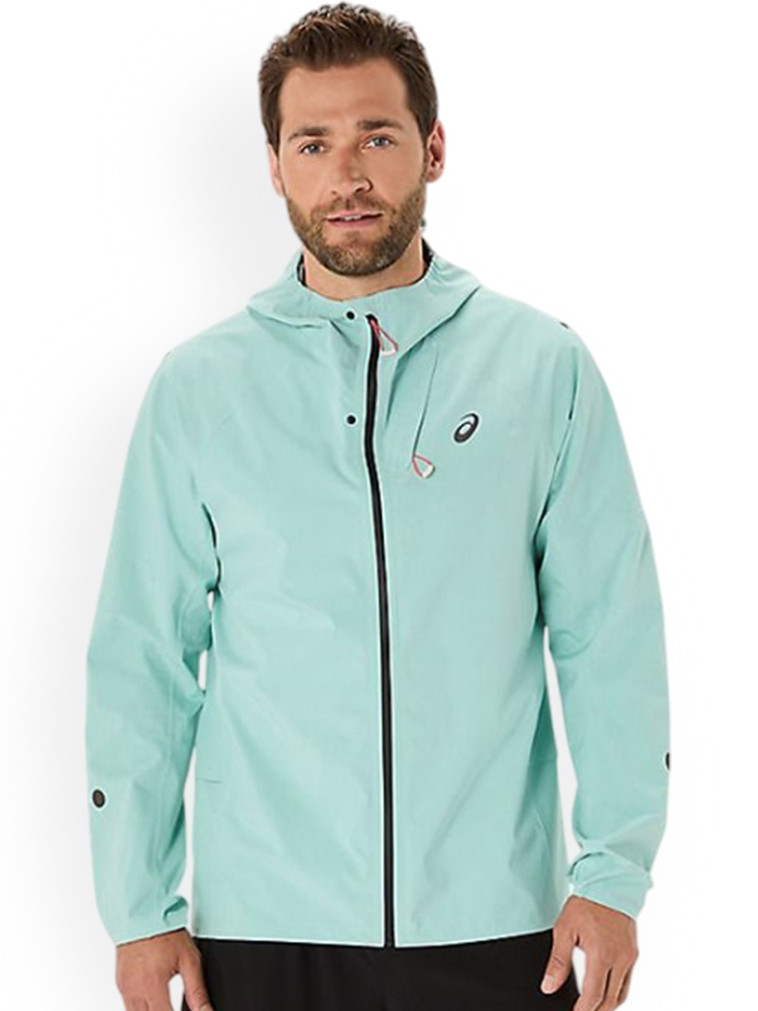 

ASICS Metarun Waterproof Sporty Jacket, Green