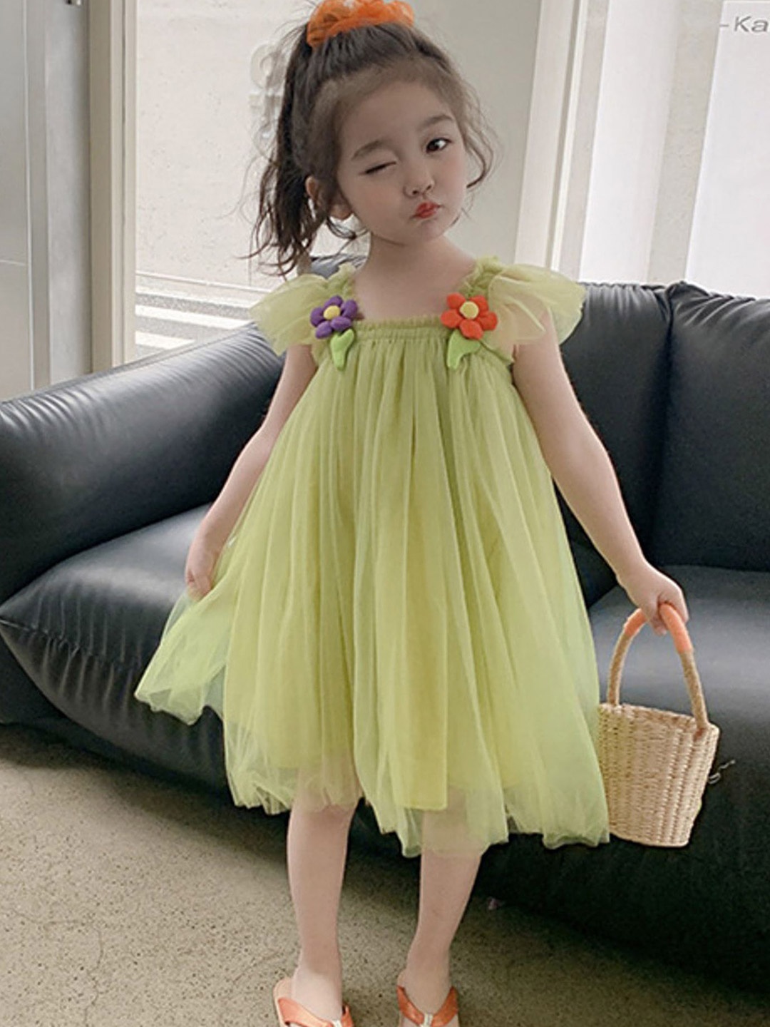 

LULU & SKY A-Line Dress, Green