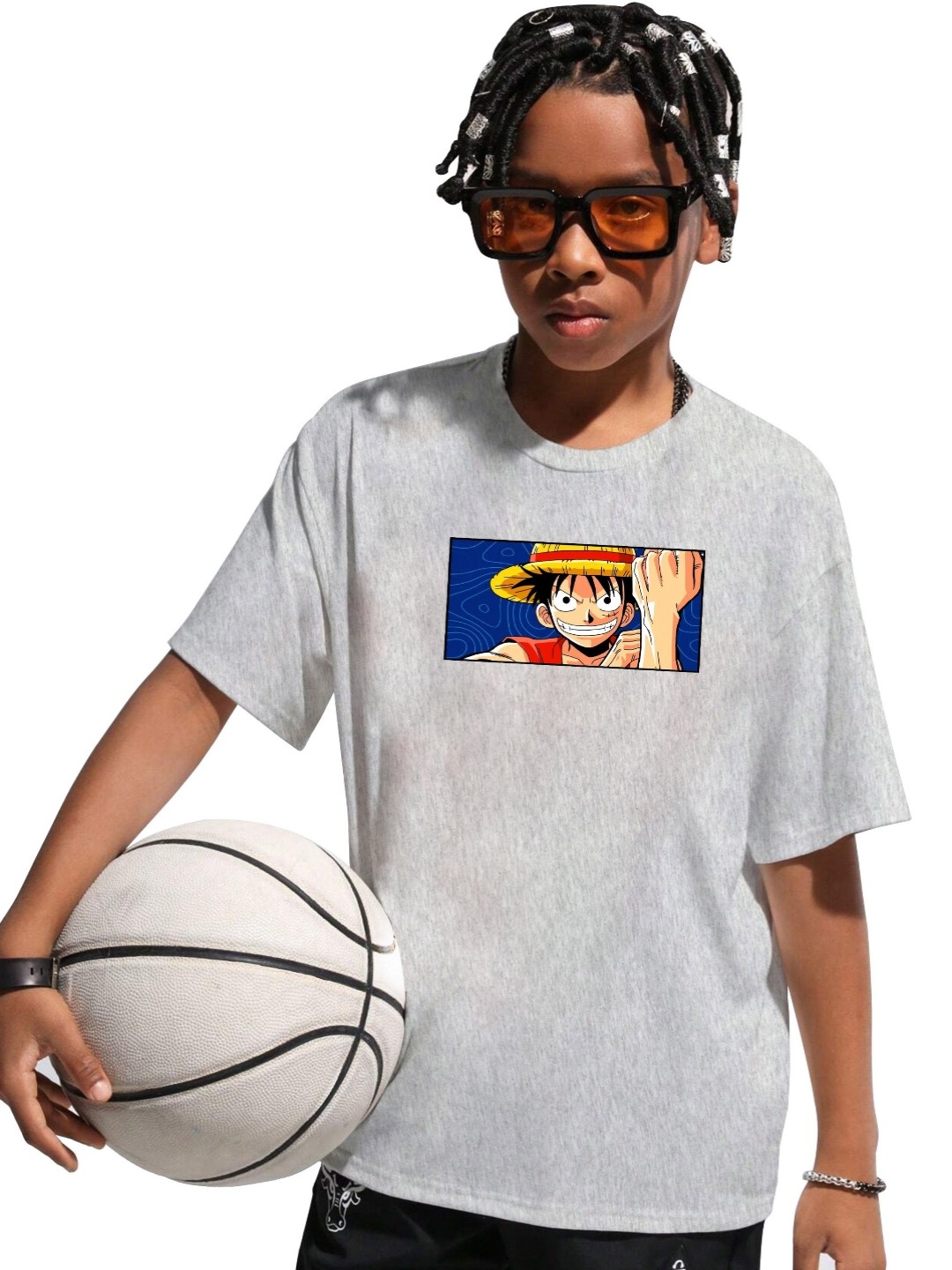 

MODARUE Boys Printed T-shirt, Grey