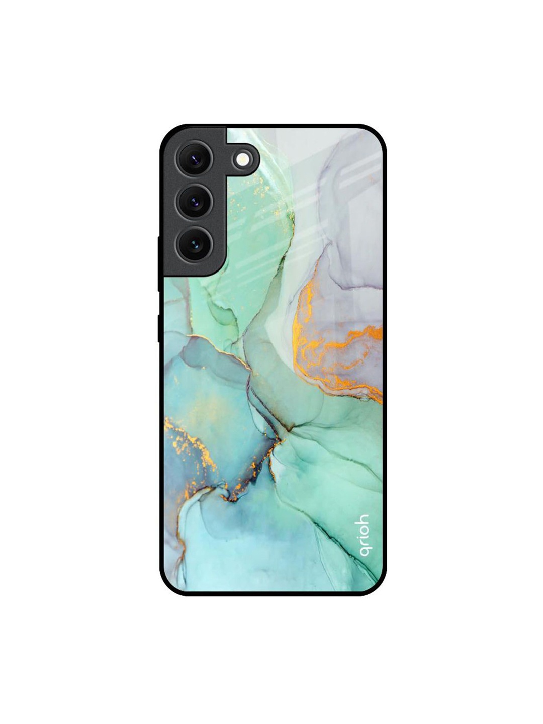 

QRIOH Quirky Printed Samsung Galaxy S22 Back Case Mobile Accessories, Green