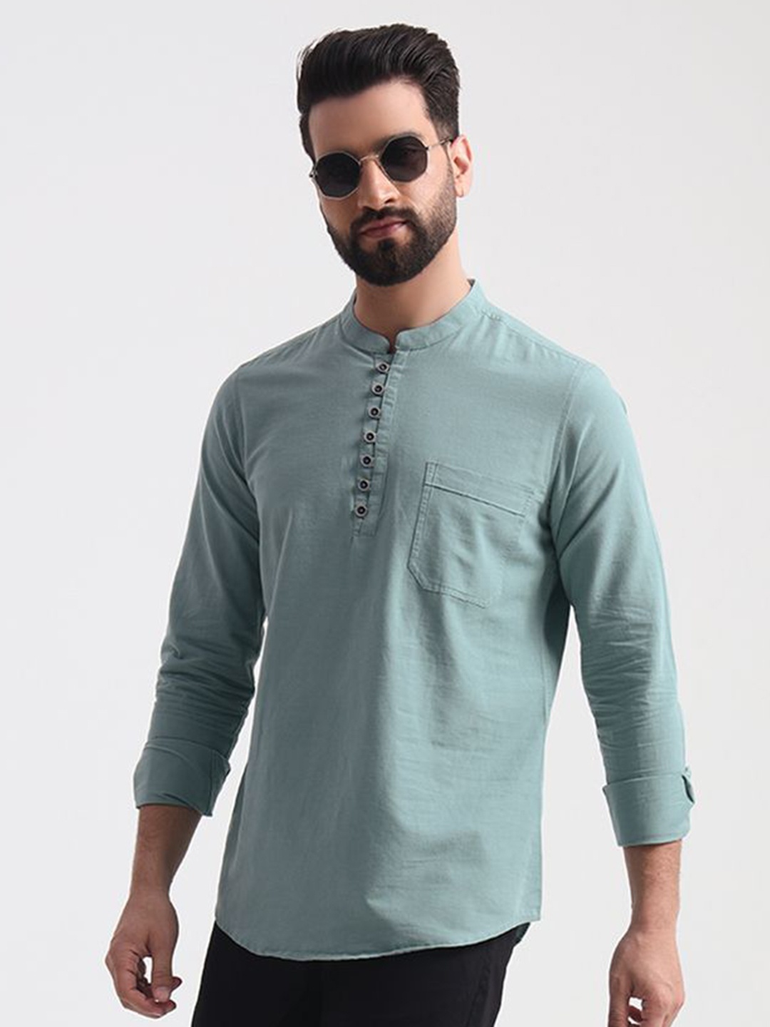 

ENSPYR Men Opaque Casual Shirt, Grey