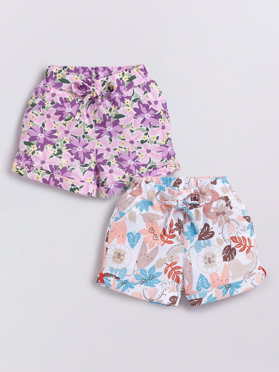 

Annie Girls Conversational Printed Hot Pants Shorts, Multi