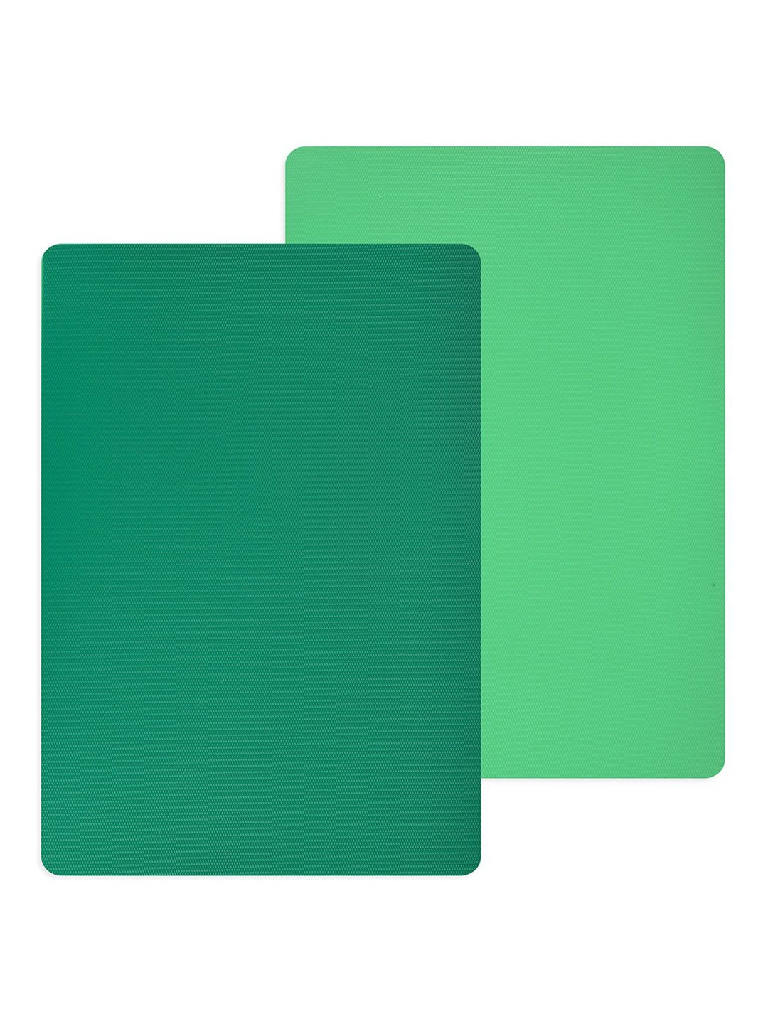 

Kuber Industries Green & Teal 2 Pieces Flexible Chopping Mats