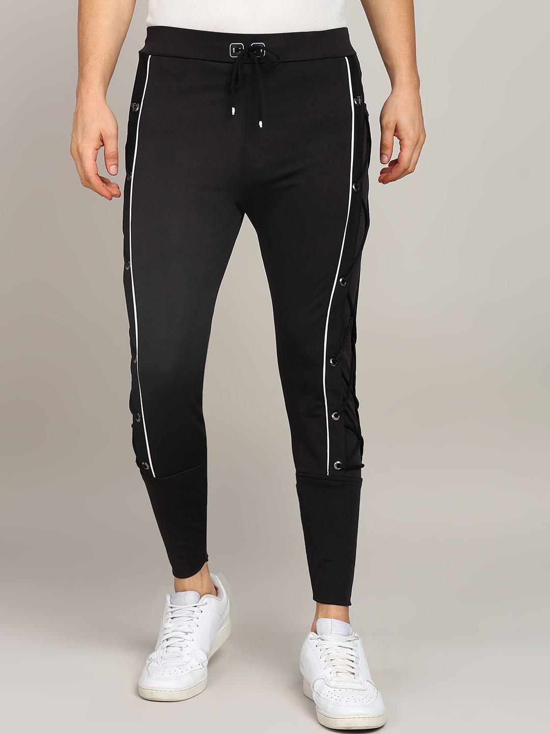 

MARK VIEW Men Slim-Fit Dri-Fit Joggers, Black