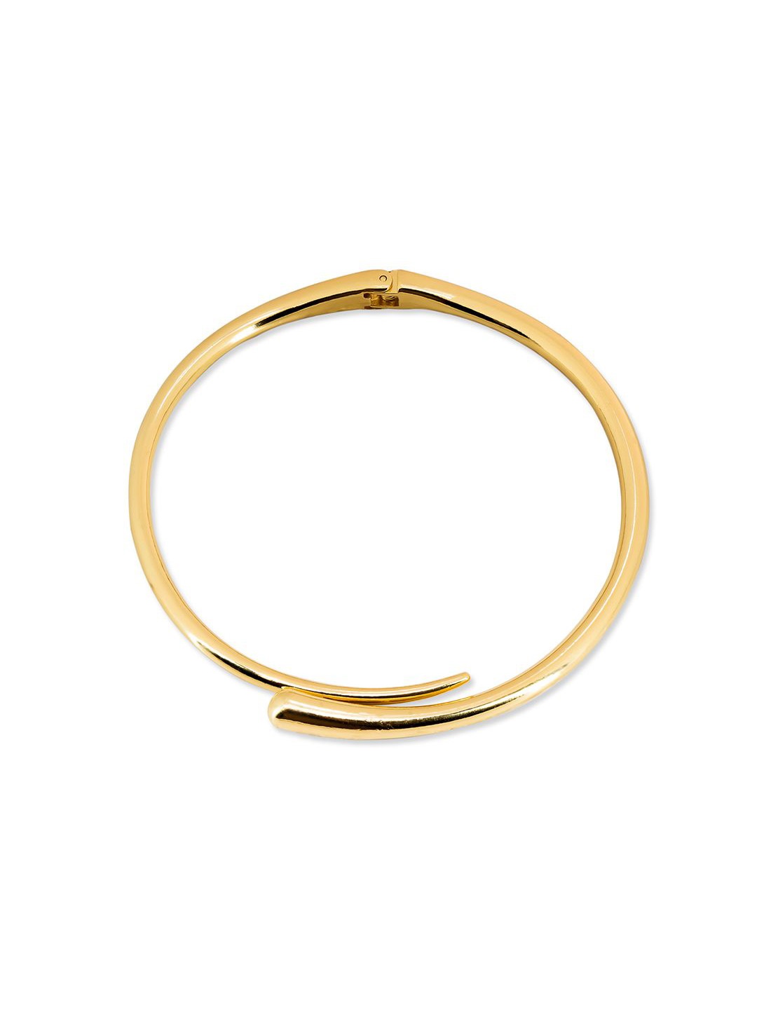 

Amalfa Brass Gold-Plated Statement Choker Necklace