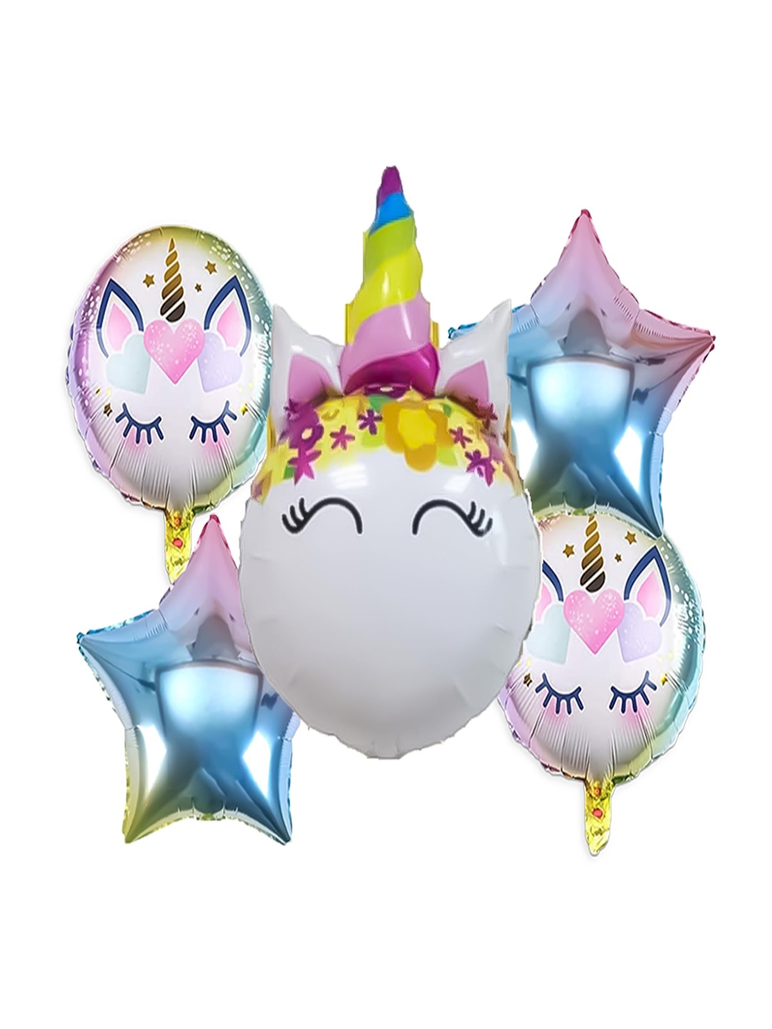 

Special You 5 Pcs Blue & White Unicorn Birthday Decorations