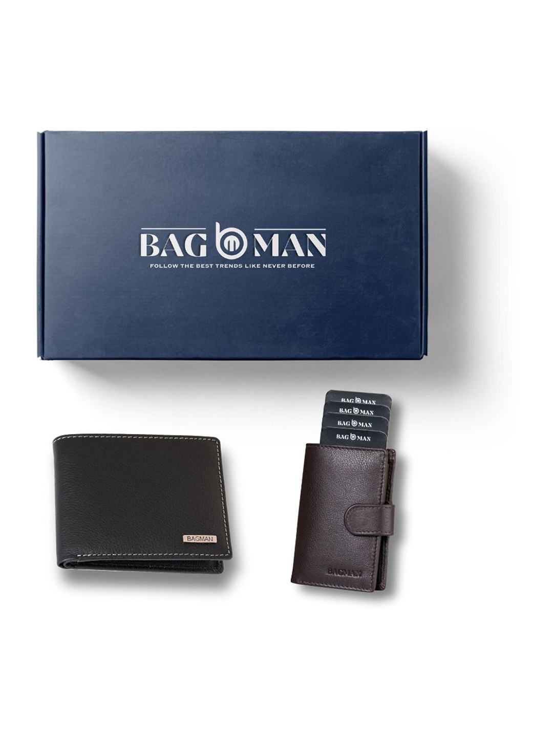 

BAGMAN Unisex Accessory Gift Set of, Black