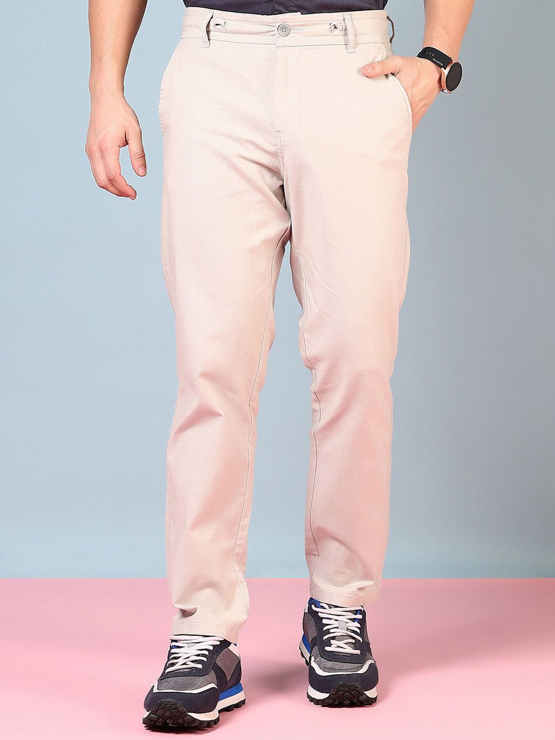 

V-Mart Men Chinos Trousers, Grey