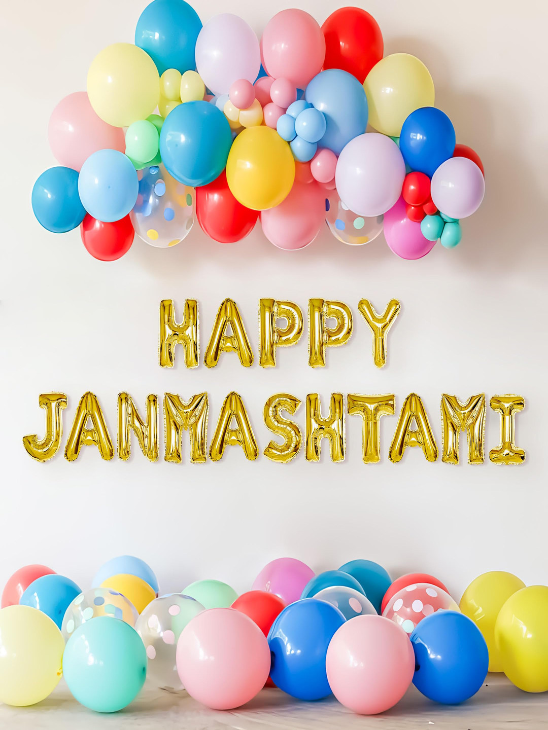 

Special You 63Pcs Blue & Pink Happy Janmashtami Decor