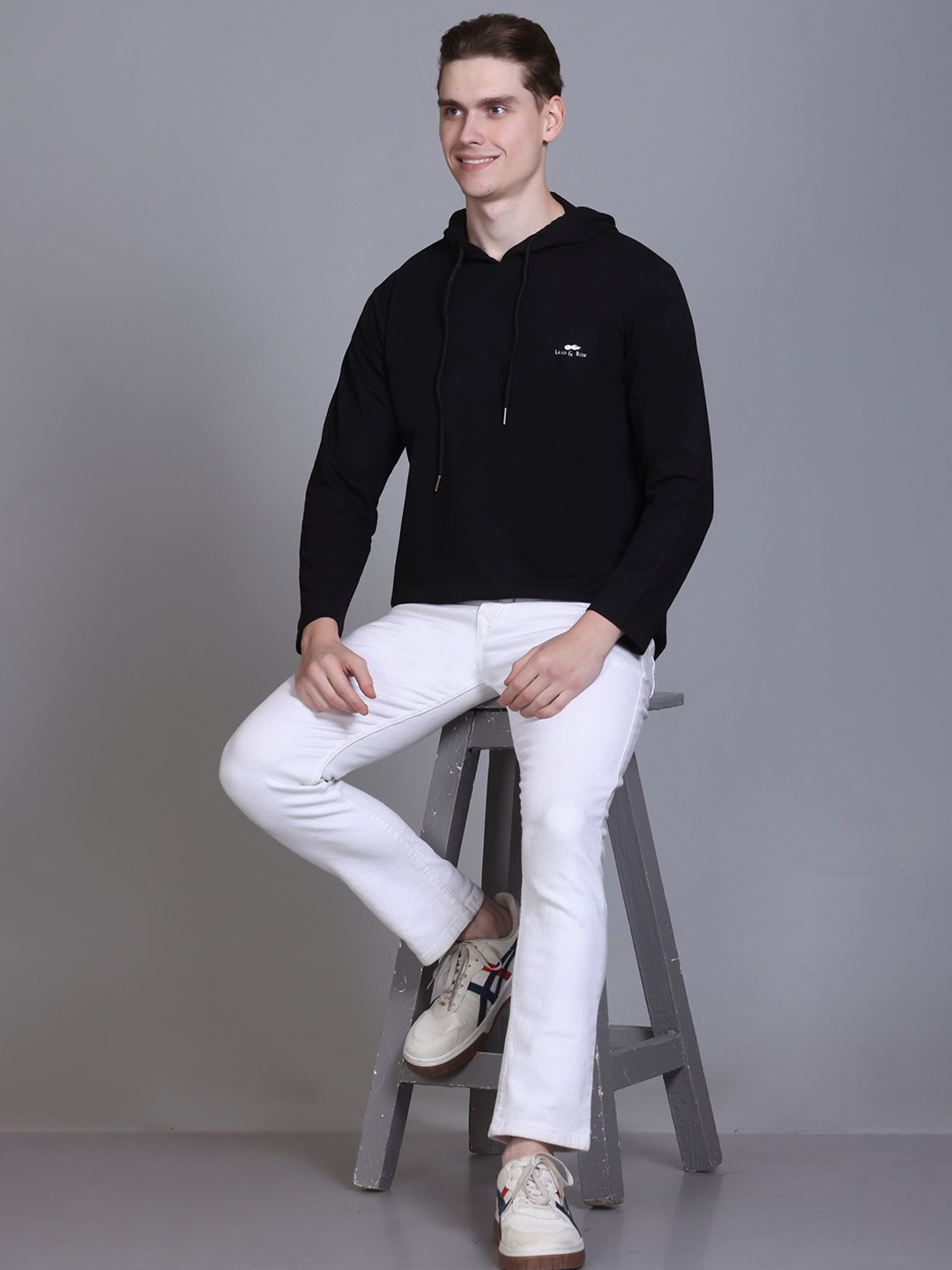 

LEAD & RIDE Men Sweatshirt, Navy blue