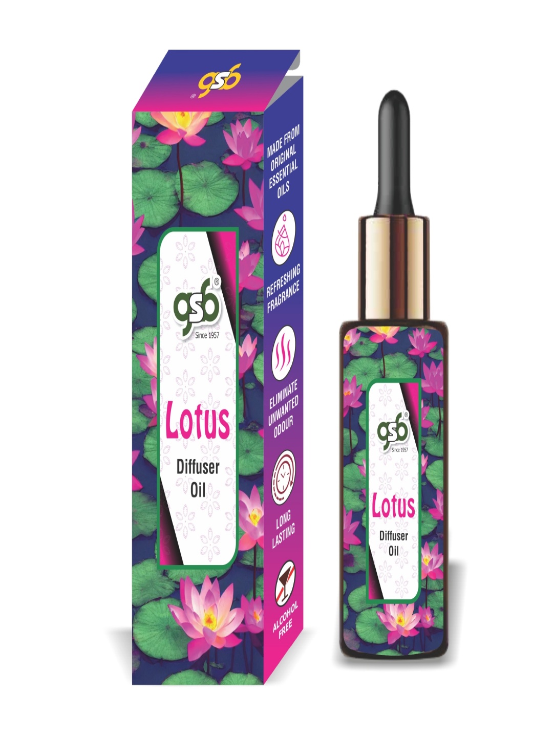 

GSB Transparent Lotus Diffuser Oil - 15 ml