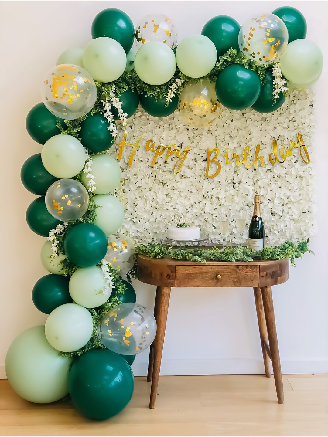 

Special You Green 50-Pcs Balloons & 4-Pcs Confetti Balloons & Banner Birthday Decoration