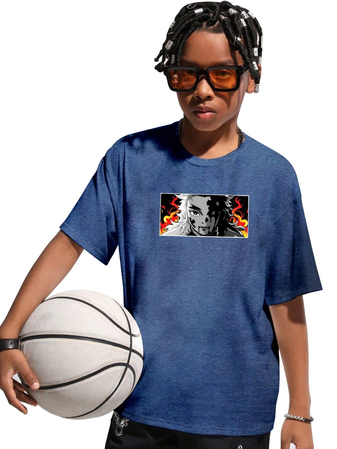 

MODARUE Boys Printed T-shirt, Blue