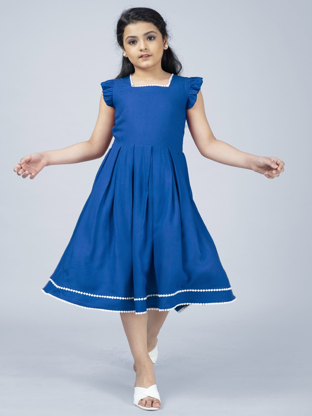 

PRIYANKA'S COLLECTION Fit & Flare Dress, Blue