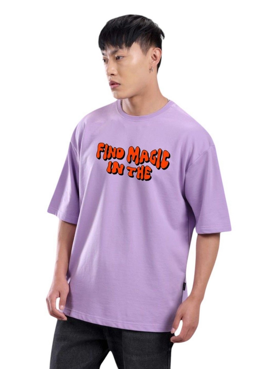 

Billion Men Printed T-shirt, Lavender