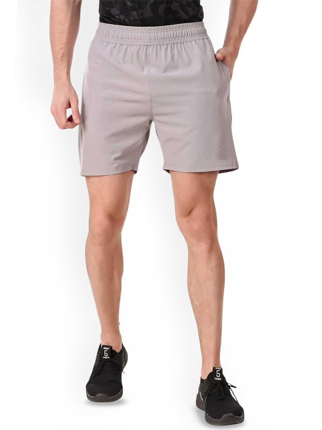 

BAESD Running Sports Boxers Buggly_Shorts_ANS_LiteGrey_S, Grey