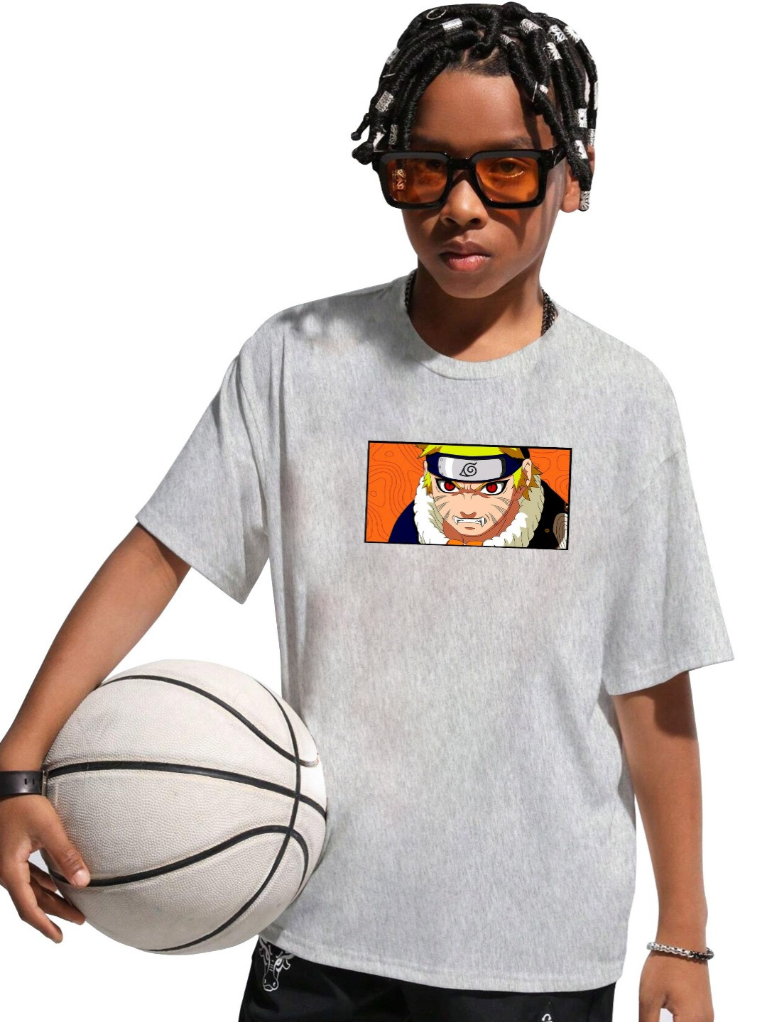 

MODARUE Boys Printed T-shirt, Grey