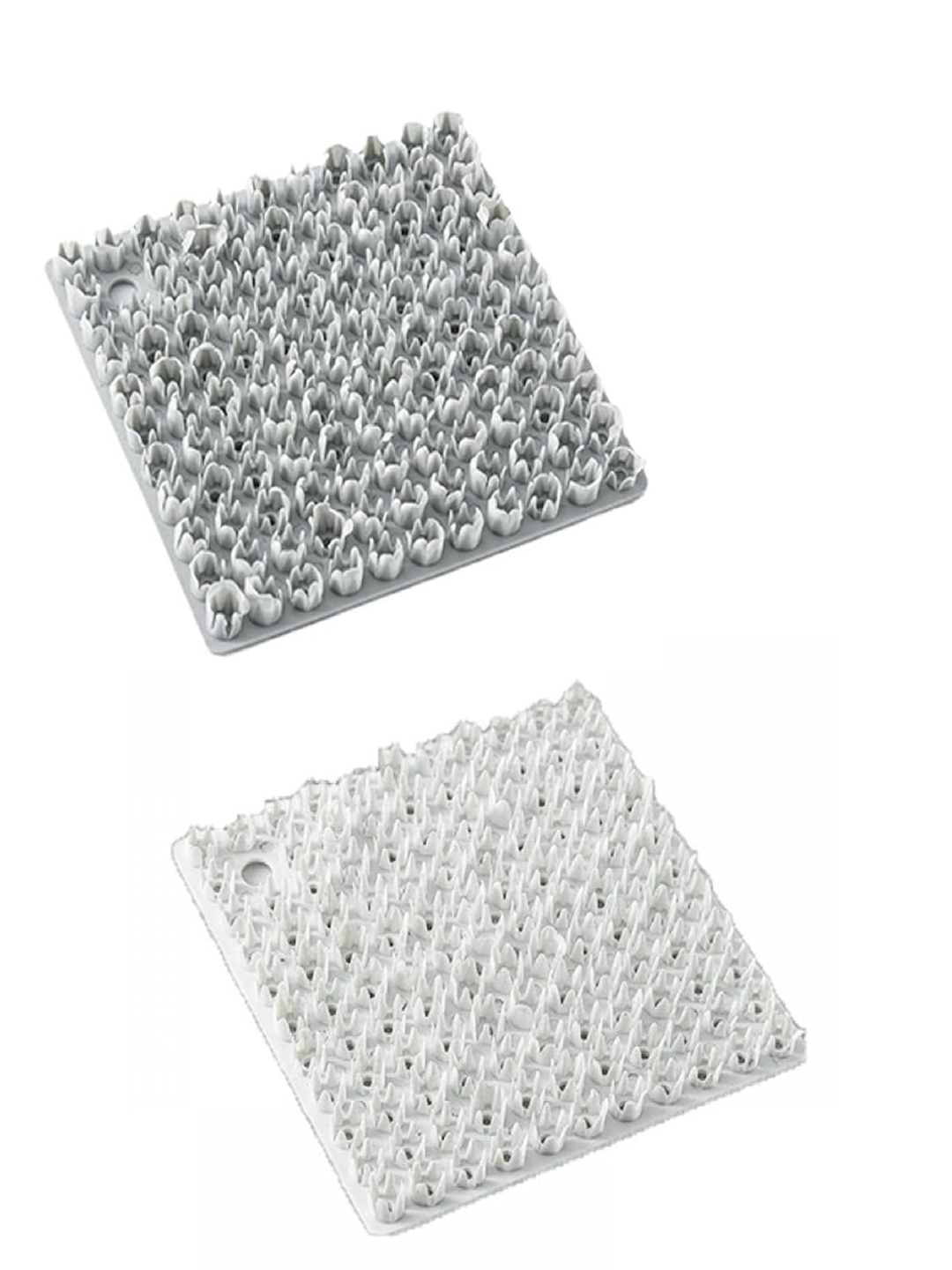 

Baskety Grey & White 2 Pieces Fruit And Vegetable Cleaning Pads