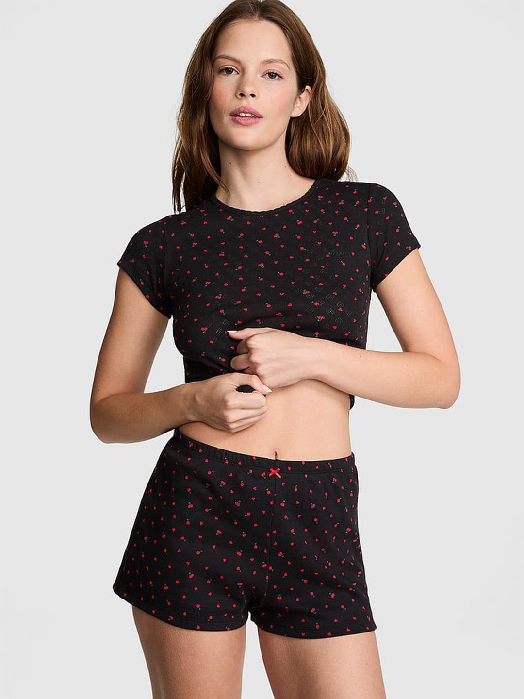 

Victoria's Secret Women Lounge Shorts, Black