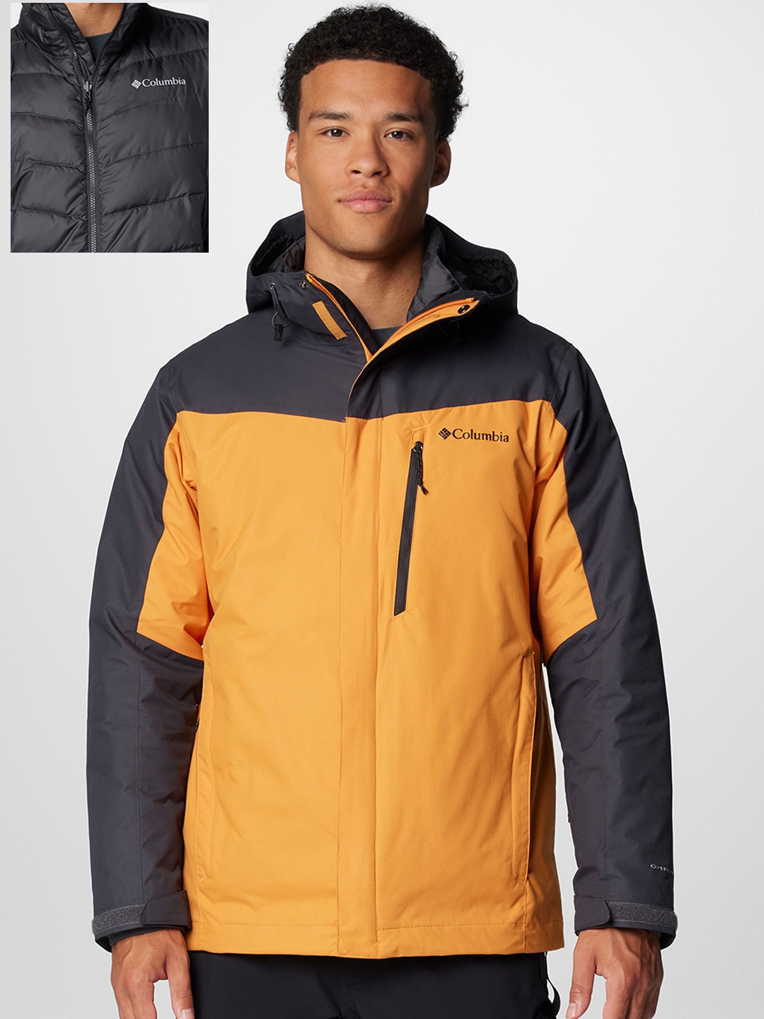 

Columbia Omni Heat Reflective Whirlibird V Interchange Jacket, Yellow