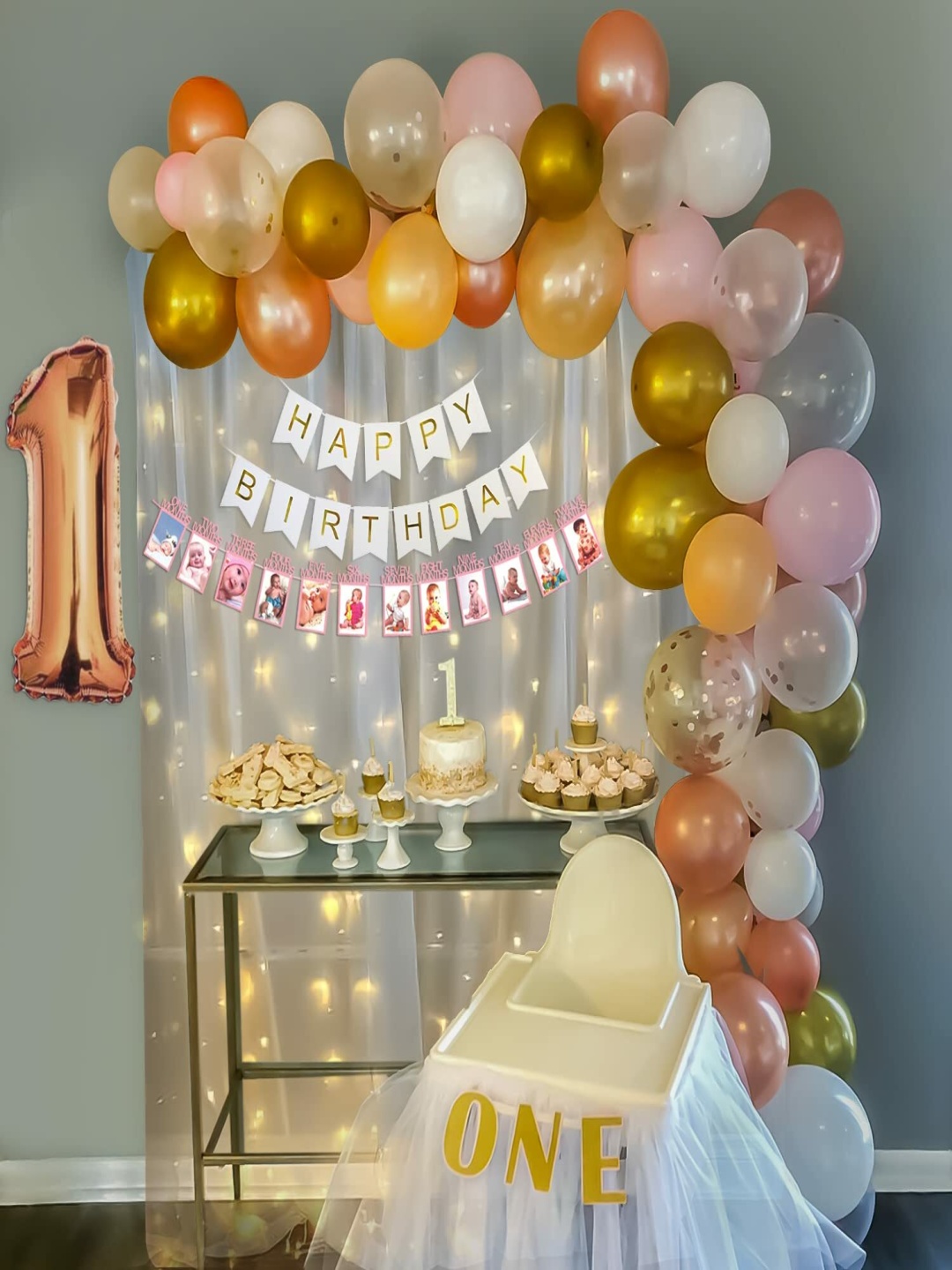 

Special You 64-Pcs Pink Happy Birthday DIY kit