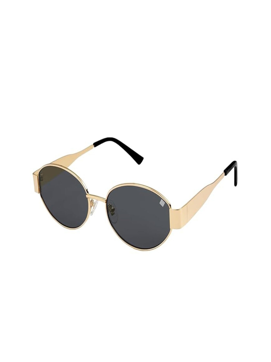 

EYESACE Unisex Round Sunglasses with UV Protected Lens Round Cup Gold, Black