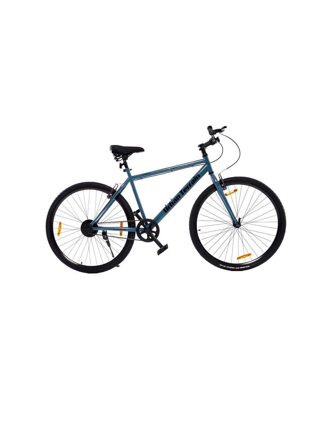 

URBAN TERRAIN Blue UT Mystere Steel Frame Single Speed 700C Mountain Bike