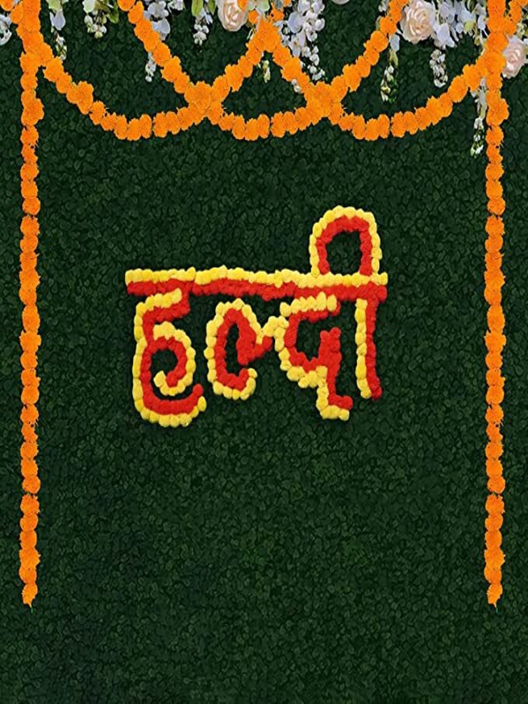 

Special You Yellow & Orange Colored Garland & Haldi Banner