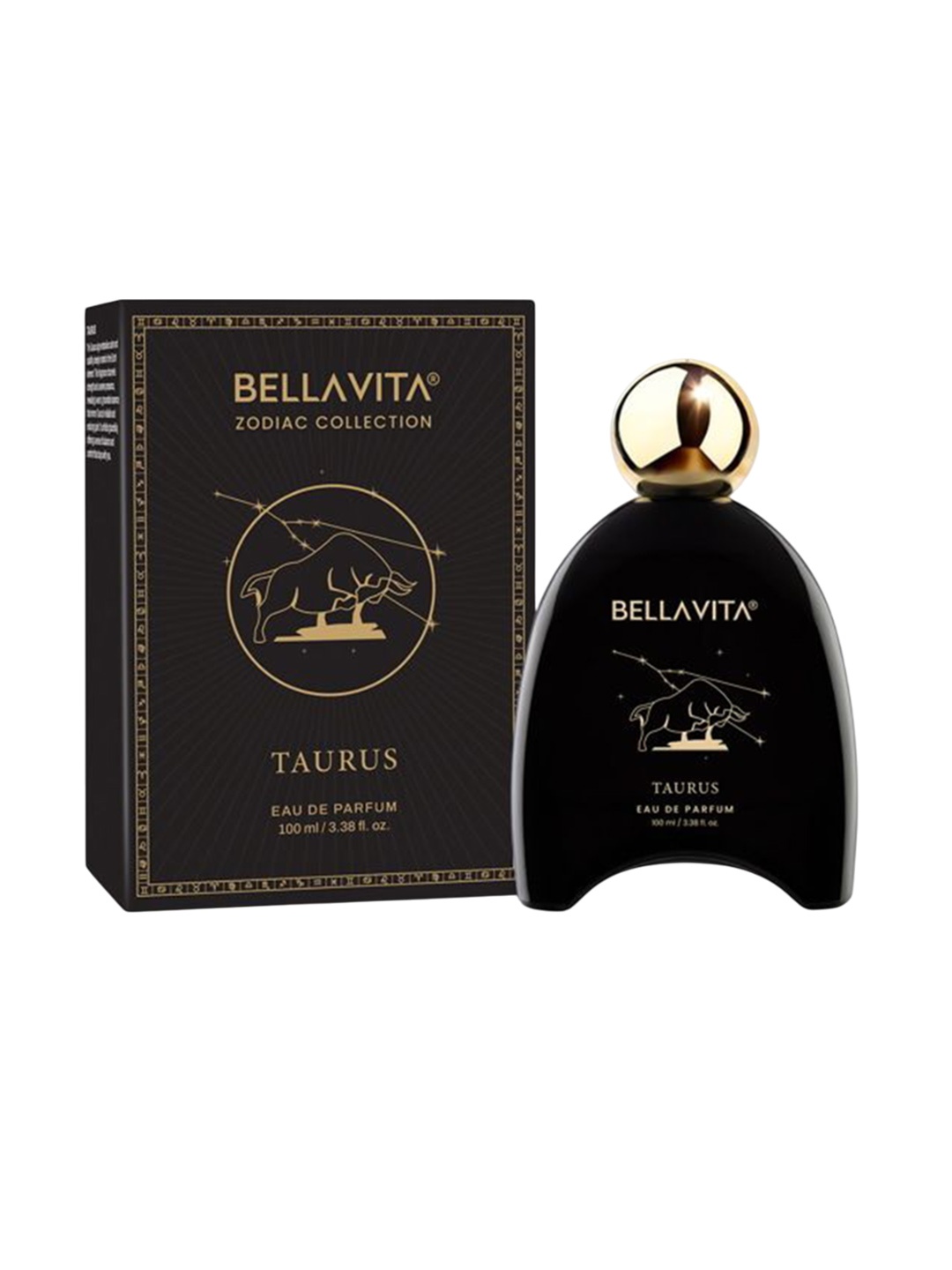 

Bella Vita Organic Taurus Long Lasting Eau De Parfum - 100 ml, Black