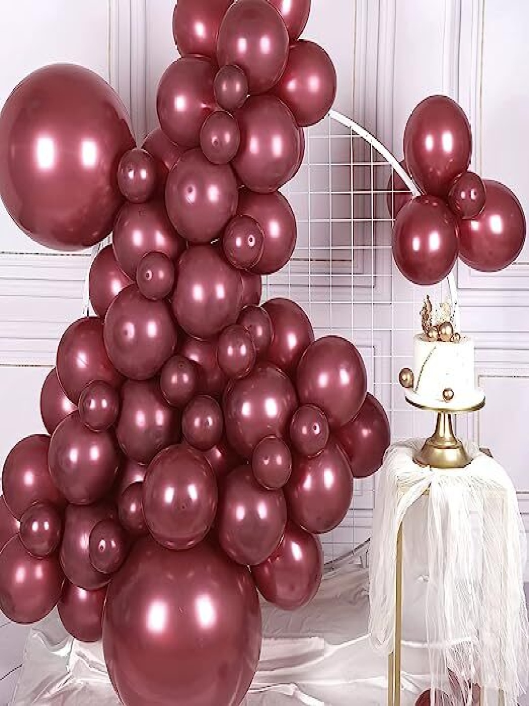 

Special You Maroon 50 Pcs Birthday Decoration Balloons