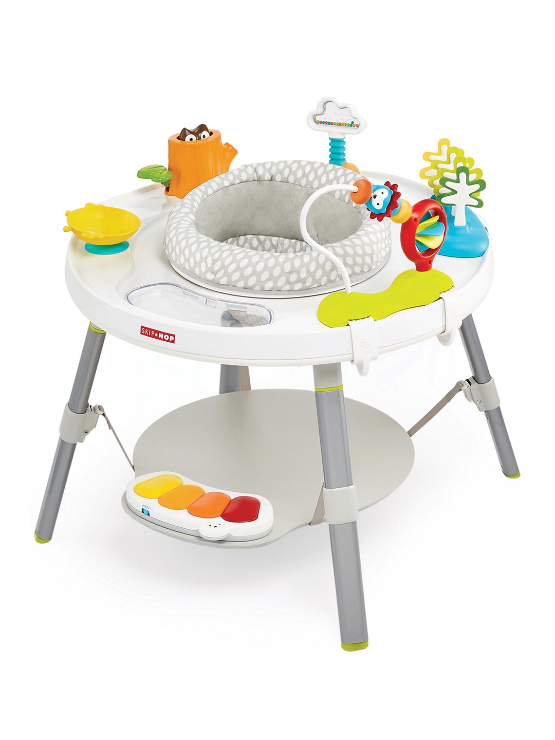 

SKIP HOP BPA Free Trampoline Activity Toys and Games, White