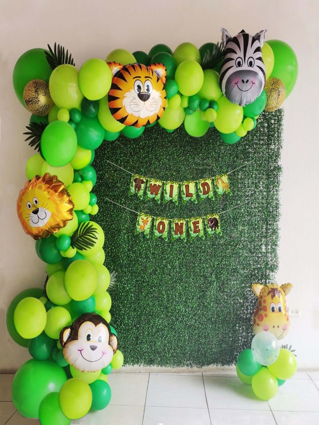 

Special You 61-Pcs Green Foil Balloons Birthday Decors