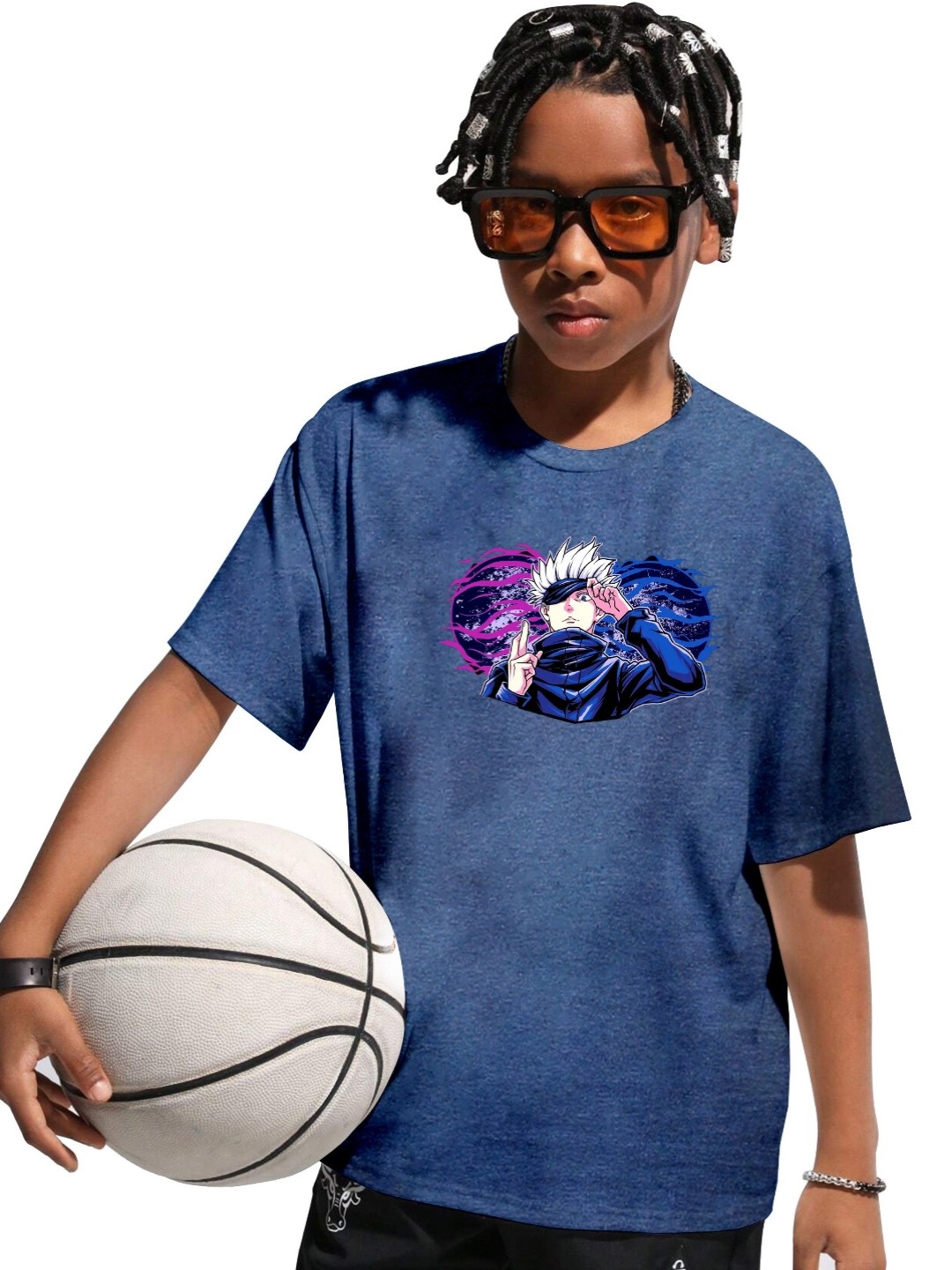 

MODARUE Boys Printed T-shirt, Blue