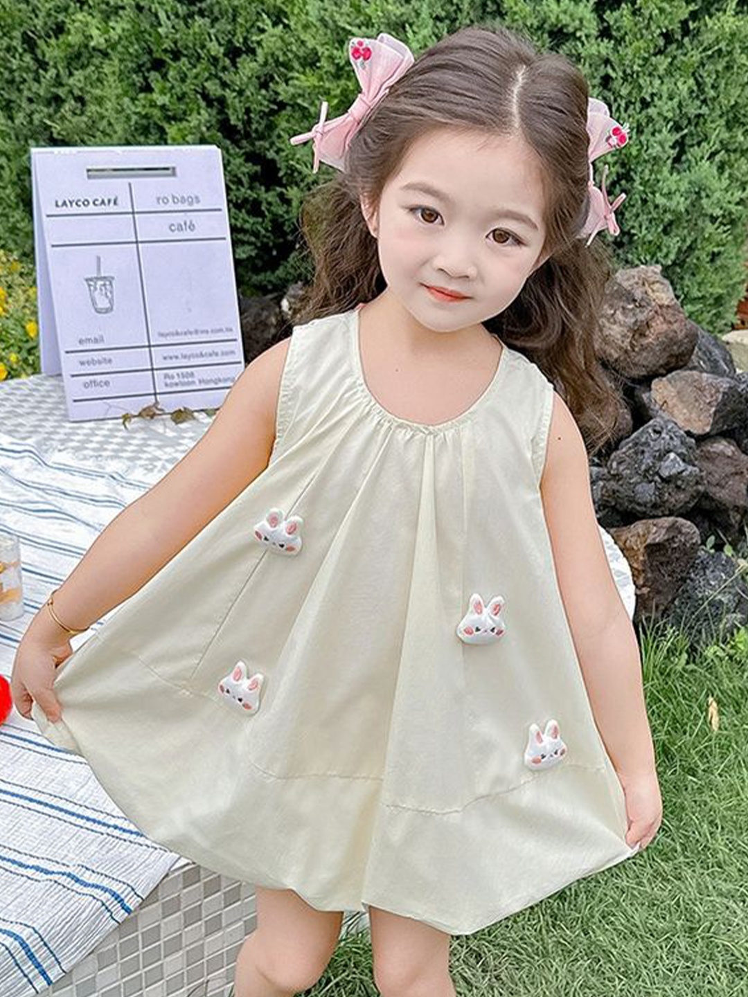 

LULU & SKY A-Line Dress, Beige