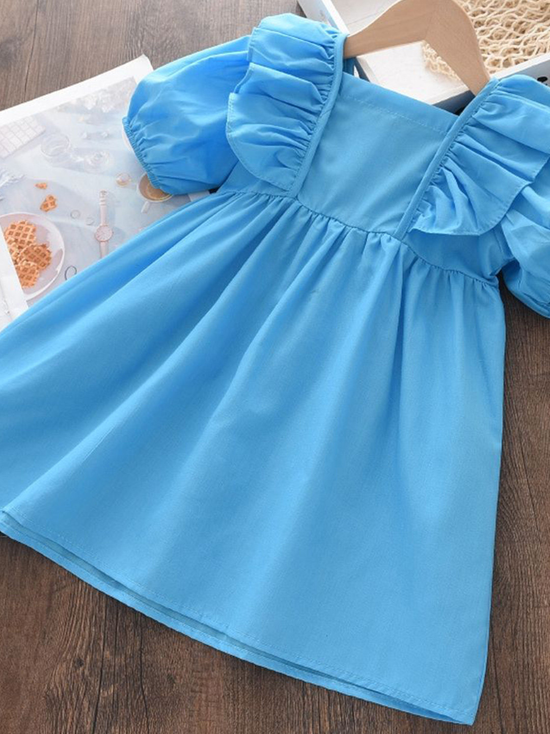 

LULU & SKY Peplum Dress, Blue