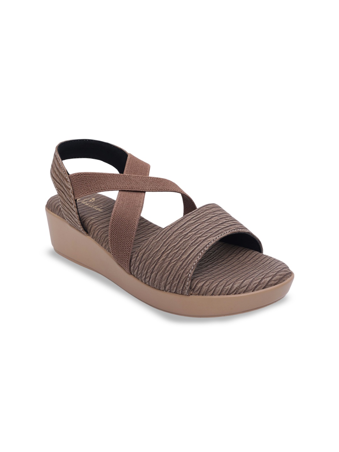 

Padchin PU Wedge Sandals, Camel brown