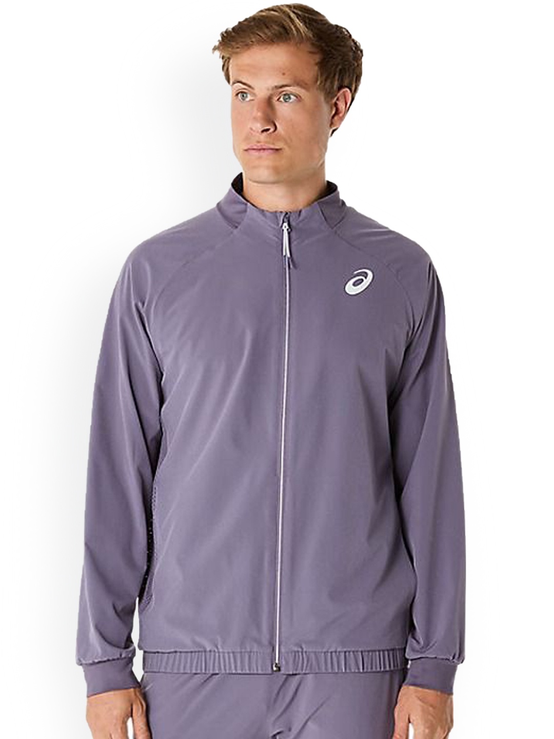 

ASICS Match Zipper Sporty Jacket, Purple