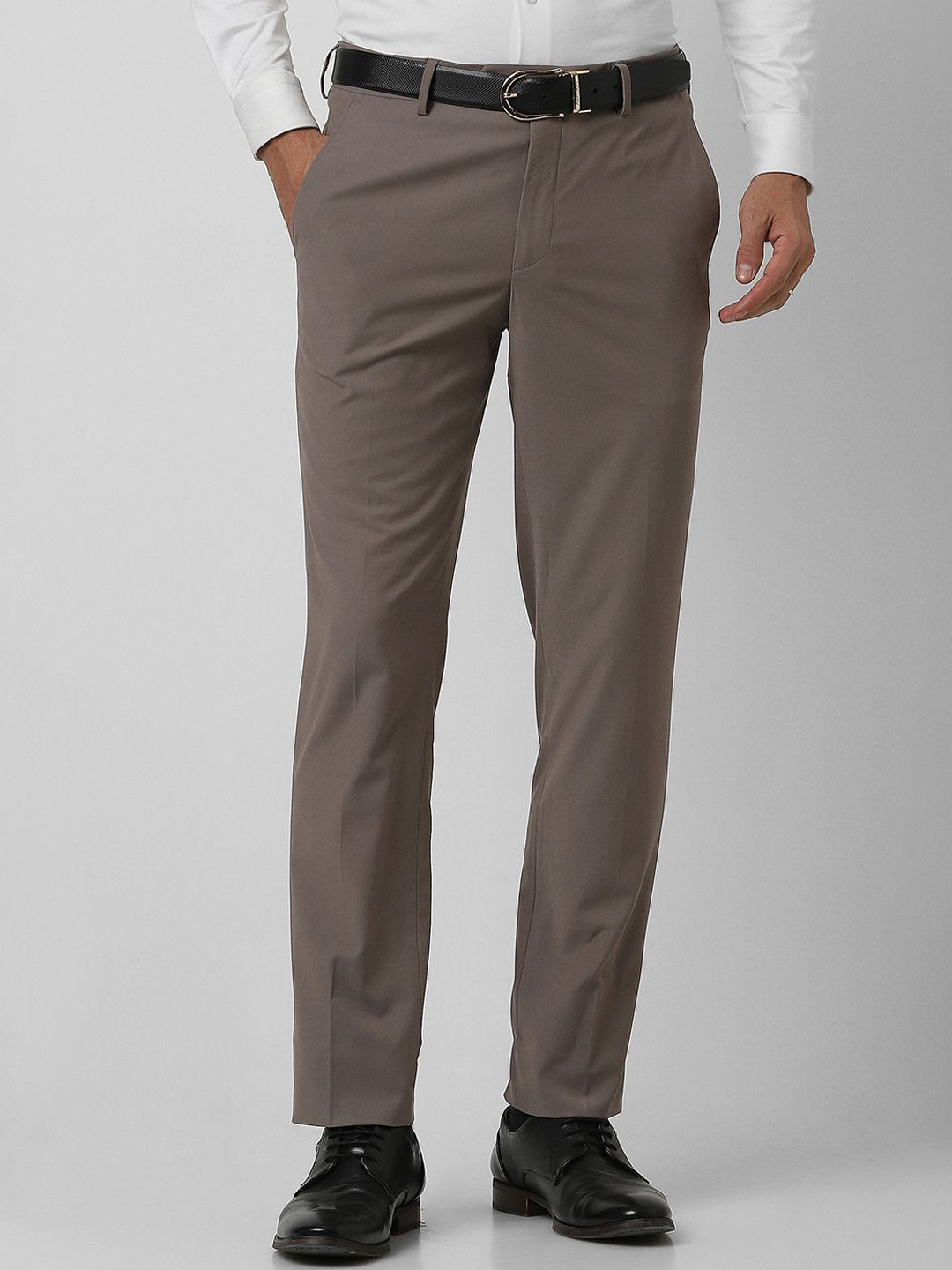 

Van Heusen Men Slim Fit Trousers, Brown
