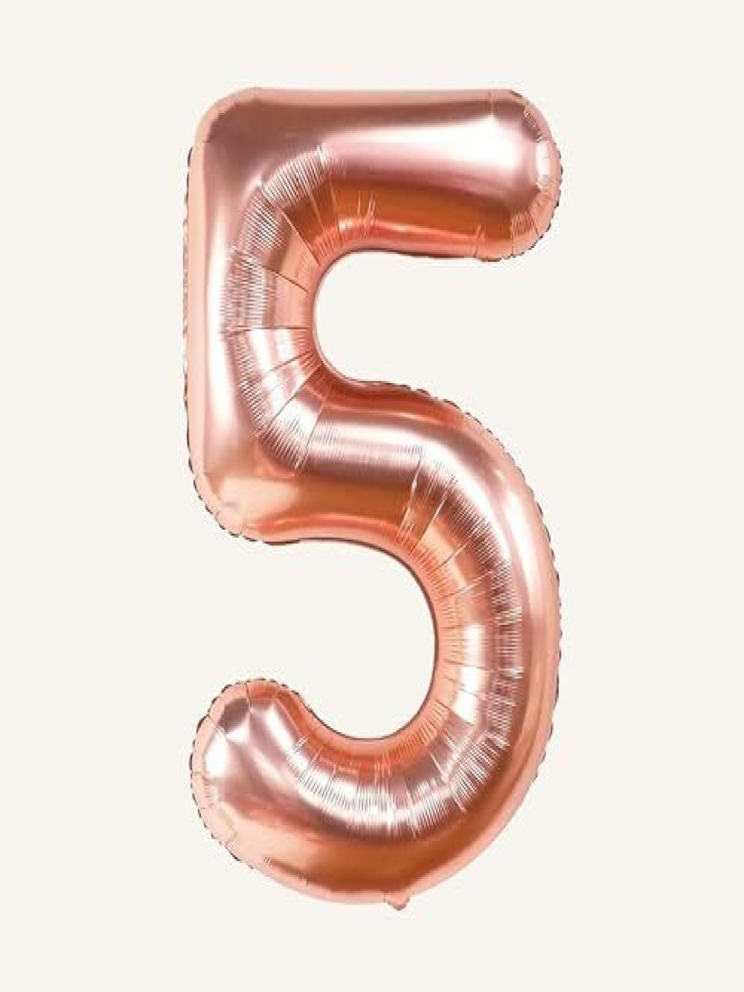 

Special You Five Rose Gold Toned Number Textured Foil Balloon Birthday Decor