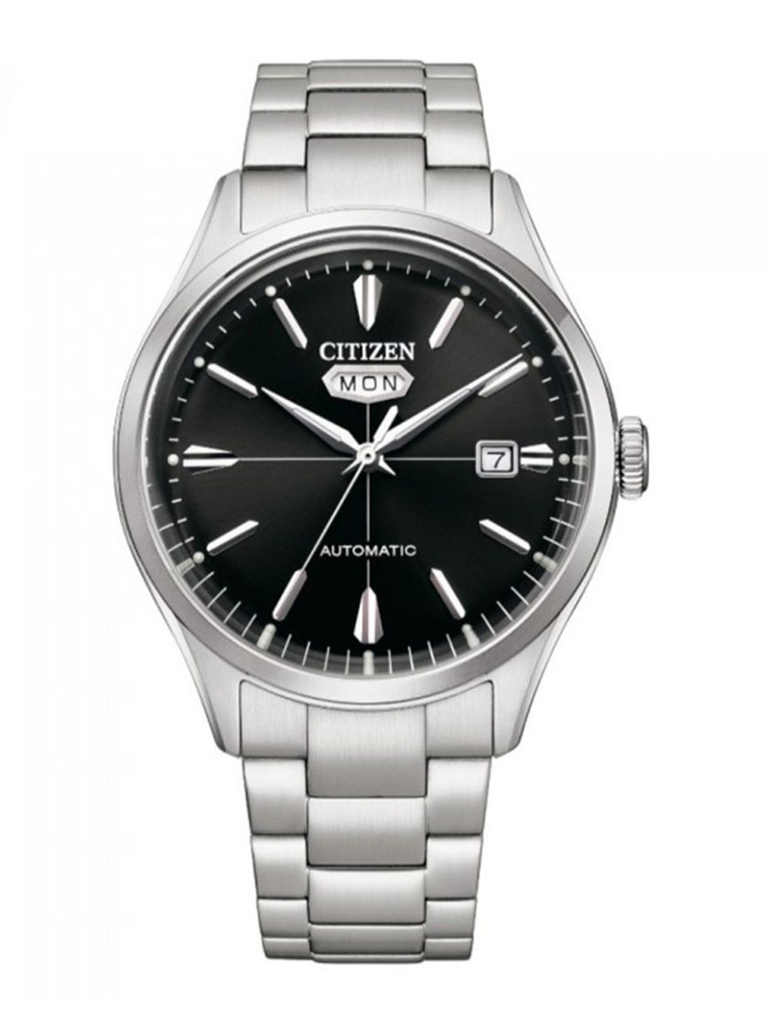 

Citizen Men Dial & Stainless Steel Bracelet Style Straps Analogue Watch NH8391-51E, Silver