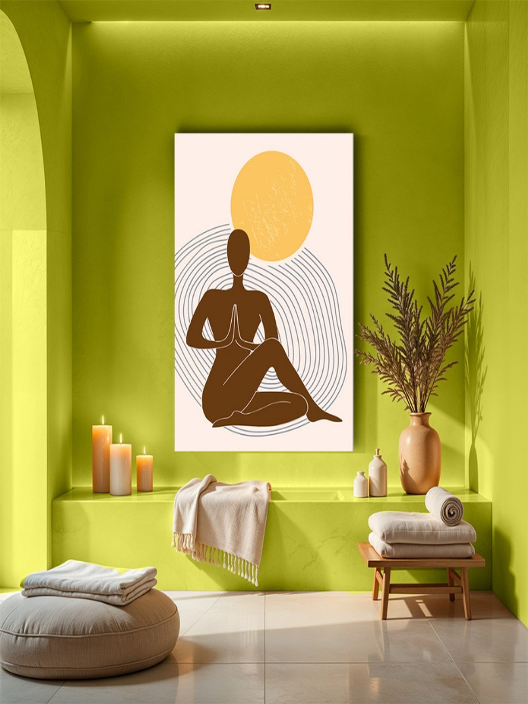 

Chalk My Theme Beige & Brown Wood Religious Wall Art