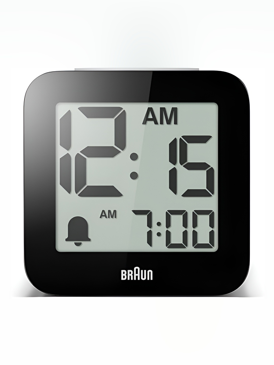

Braun White & Black Contemporary Speaking Digital Table Alarm Clock