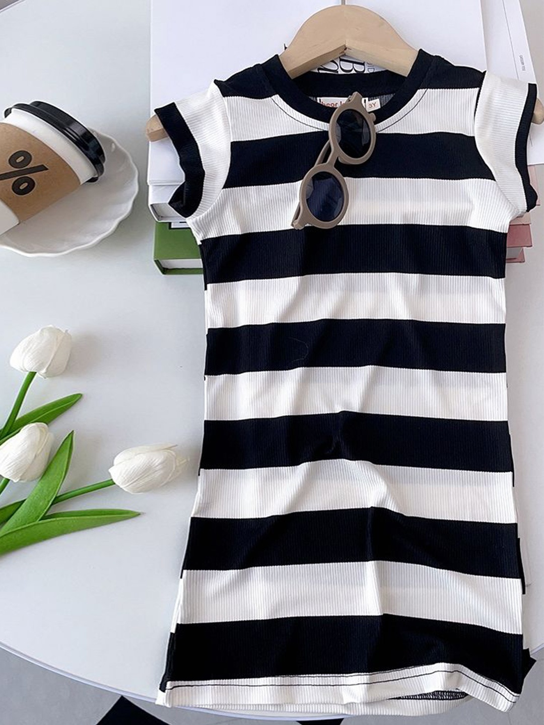 

LULU & SKY Striped Sheath Dress, Multi