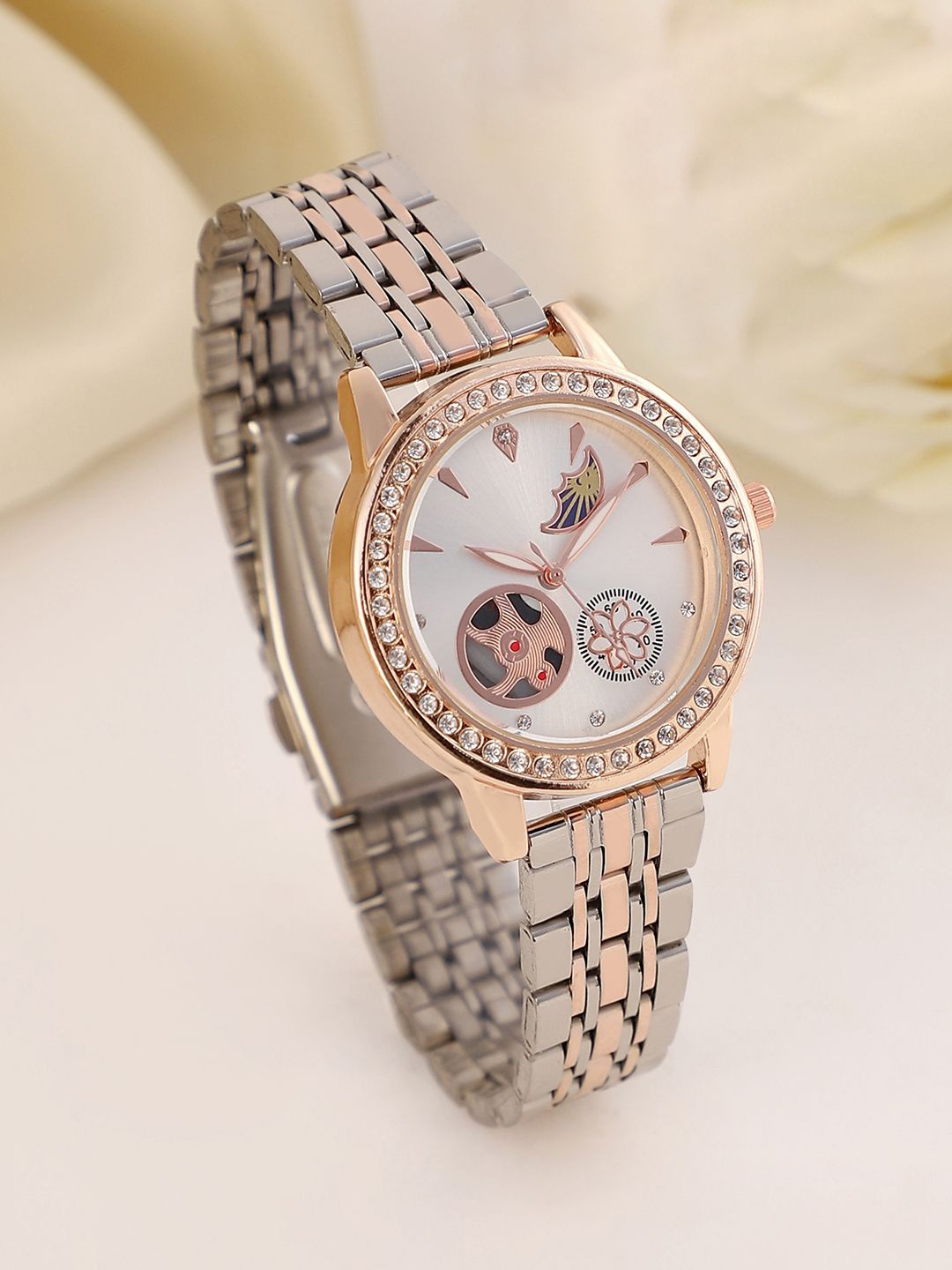 

HAUTE SAUCE by Campus Sutra Women The Aloha Round Watch - Ivory White SS25_HSWC1414