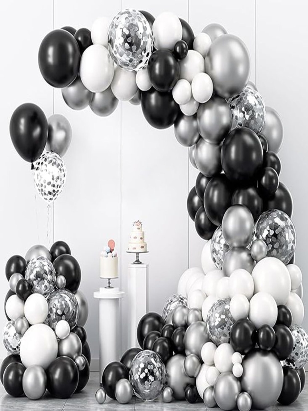 

Special You 52 Pcs Black & White Birthday Decorations