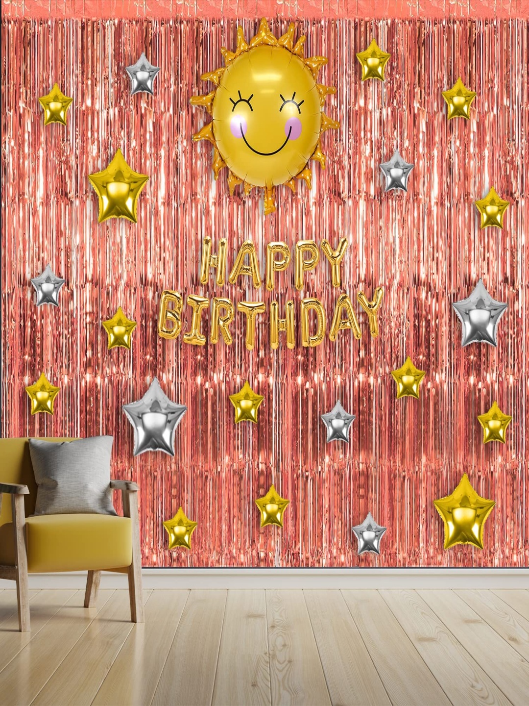 

Special You 12 Pcs Yellow Birthday Decor