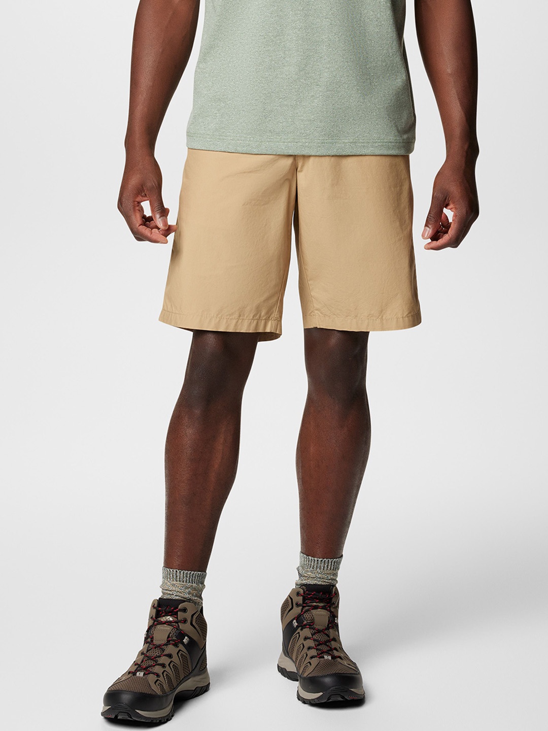 

Columbia Men Beige Washed Out Regular Fit Mid-Rise Cotton Short