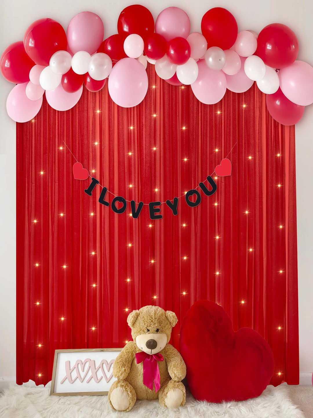 

Special You Red & White 69-Pcs Festive Decorations
