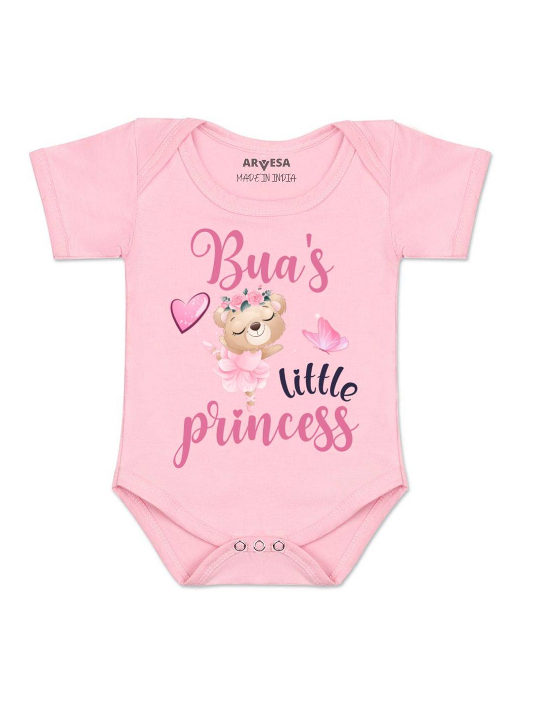 

Arvesa Infants Printed Bodysuit, Pink